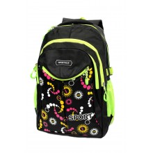 Рюкзак городской Sport Xilie 15L PLus Black Backpack спортивный дорожный (0365BS)