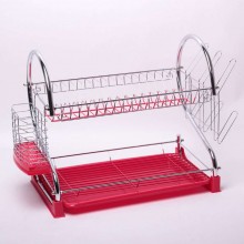 Сушилка для посуды двухъярусная Kamille KM-0762C Plus (0025BS)