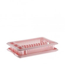 Сушилка для посуды Elif Plastik 307-3LF S Plus розовая (0032BS)