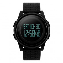 Часы наручные SKMEI SPORT 1206 Черные, темные Original (5007BS)