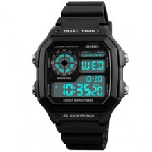 Часы наручные SKMEI SPORT 1299 черный Original (5015BS)