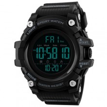 Часы наручные SKMEI SPORT 1384 черные Original (5030BS)