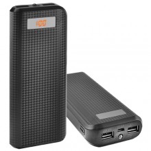 Power Bank REMAX PRODA 20000mAh Plus 2USB(1A+2A), цифровой дисплей, фонарик (0009BS)
