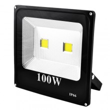 Прожектор светодиодный SLIM LUX YT-100W 2COB, 9000Lm премиум-класс (5026BS)