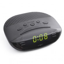 Часы сетевые VST 908-2 Plus радио FM  (0015BS)