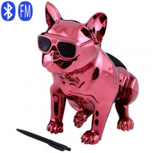 Портативная Bluetooth колонка WIRELESS BIG DOG METALLIC S4 c функцией speakerphone (3601BS)