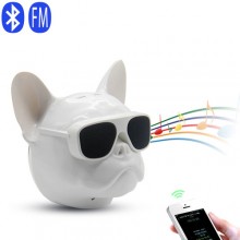 Портативная Bluetooth колонка WIRELESS DOG Head Mini c функцией speakerphone (6036BS)