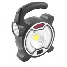 Фонарь  кемпинг переносной  MH-318-A-COB+6SMD+1W, мигалка, встр. аккум., ЗУ micro USB, солн. бат., петля Original (4101BS)
