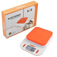 Весы кухонные Electronic 109, 2кг (0.1г), температура Оранжевые, Original (4602BS)