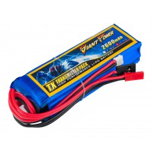 Аккумулятор Giant Power PRO Li-Pol 2600mAh 11.1V 3S 3C 25x31x97мм Futaba+JST для передатчиков ORIGINAL