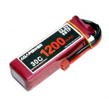 Аккумулятор AGA POWER PRO Li-Pol 1200mAh 22.2V 6S 30C Softcase 26x34x105мм T-Plug ORIGINAL