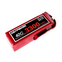 Аккумулятор AGA POWER PRO Li-Pol 3300mAh 22.2V 6S 40C Softcase 41x44x134мм T-Plug ORIGINAL