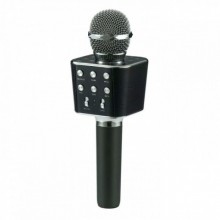 Беспроводной микрофон караоке Voice WS-1688 PLUS Bluetooth динамик USB Чёрный Original (7023BS)