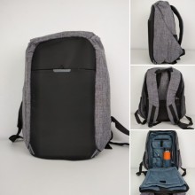 Рюкзак Антивор Energia Backpack S4 c защитой от карманников Серый (8013BS)