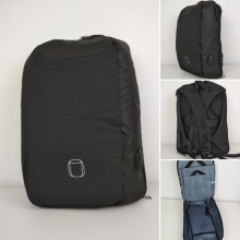 Рюкзак Антивор Energia Backpack S3 c защитой от карманников и кодовым замком Чёрный (8011BS)