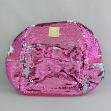 Рюкзак женский CITY Fashion V1 из экокожи c пайетками Розовый (8018BS)