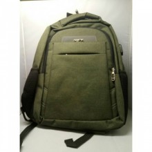 Городской рюкзак мужской CITY Backpack ZXJ-2615 тёмно-зелёный (8005BS)