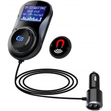 FM-трансмиттер Protech Car MP3 Player Dual USB BC30B Black
