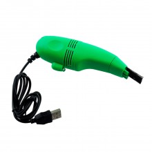 Мини пылесос для чистки клавиатуры и компьютера от USB Vacuum FD-368 Зеленый (2601BS)