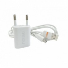 СЗУ-адаптер Meizu YJ-06 2A + MicroUSB-кабель Original Белый (6009BS)