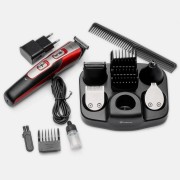 Профессиональная машинка для стрижки волос 10 в 1 GEMEI GM-592 ORIGINAL триммер для бороды, носа, ушей с турборежимом (0062BS) 