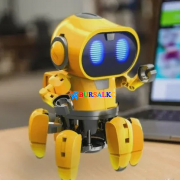 Умный Робот детский Smart Robot Tobbie HG-715 NEW интерактивный конструктор (0074BS)