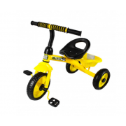 Трехколесный детский велосипед Tilly Classic Kids Tricycle T-315с  EVA колесами и корзиной Желтый (0053BS)