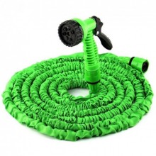 Шланг поливочный садовый XHose 15м. с распылителем для полива Magic Hose Зеленый (2397BS)