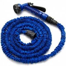 Шланг поливочный садовый XHose 45м с распылителем для полива Magic Hose Синий (2603BS)