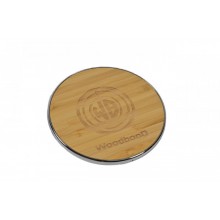 Беспроводная зарядка WoodbooD Wireless Charge Smart Silver (2989BS)
