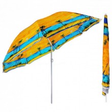 Пляжный зонт с наклоном Anti-UV  пальмы (127-125213BS)