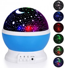 Детский ночник звездного неба Star Master Dream Rotating Blu (BS)