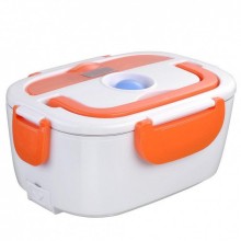 Ланч-бокс Electric Lunch Box с подогревом 220V Оранжевый (2406BS)