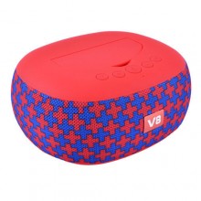 Портативная Bluetooth колонка Sound V8 speakerphone, Цвет красно - синий (2102BS)