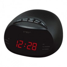 Часы сетевые VST 901-1 Plus радио FM, 220V (0018BS)