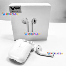 Наушники беспроводные сенсорные VERON VR-02 tws Class LUX серия Super BASS Bluetooth EDR V 5.0 Plus с поддержкой беспроводной зарядки (0702BS)