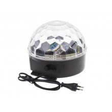 Диско шар лампа для дискотеки Magic Ball светодиодный световой эффект (43959901)